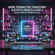 Adobe Premiere Pro Transitions & Effects Presets (4,500+)