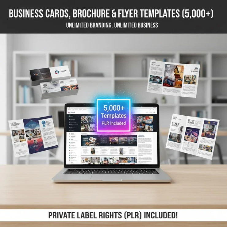 Business Cards, Brochure & Flayer Templates (5,000+)