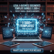 Legal & Business Documents Template Bundle (1,500+)